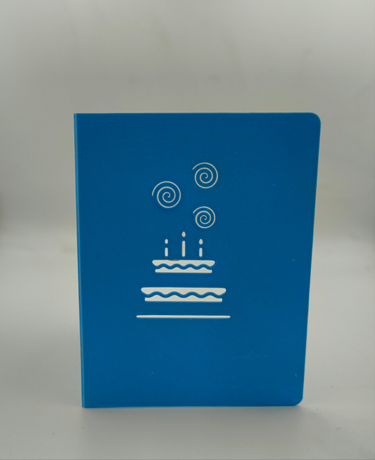 Custom single colour greetings card